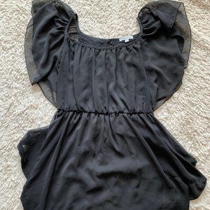 Velvet Torch Black Minidress